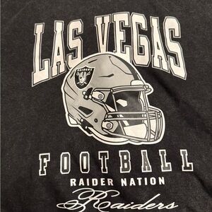 Las Vegas Raiders Black Graphic Tee